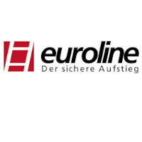 euroline Alu-Mehrzweckleiter Nr.30778, 3-teilig, rollbar, max. Arbeitshöhe: 1090 cm