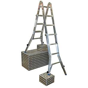 Krause STABILO Gelenk-Teleskopleiter, bis max. Arbeitshöhe: 605 cm