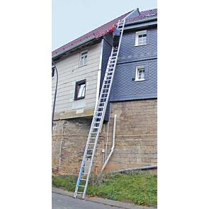Krause STABILO Seilzugleiter, dreiteilig, max 3x18 Sprossen, max. Arbeitshöhe: 1295 cm