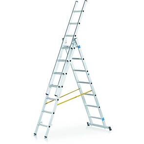 Zarges Mehrzweckleiter Skymaster DX, 3-teilig, max. Arbeitshöhe: 1005 cm