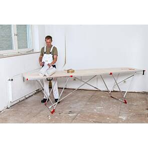 euroline Alu-Tapeziertisch Nr. 810, Höhe: 86 cm, Länge: 300 cm