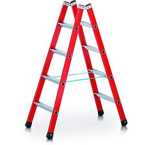 Zarges Kunststoff-Stufenleiter EFAmix B, max. Arbeitshöhe: 470 cm