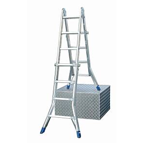 Krause STABILO Sprossen-Gelenk-Teleskopleiter, bis max. Arbeitshöhe: 605 cm