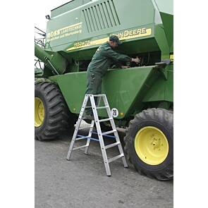Krause STABILO Stufen-Doppelleiter, bis max. Arbeitshöhe: 435 cm