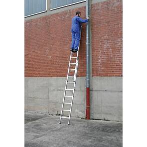 Krause STABILO Aluminium-Schiebeleiter, max. 2x18 Sprossen, max. Arbeitshöhe: 1010 cm