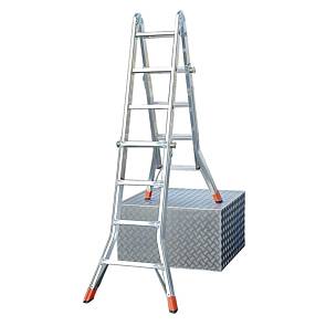 Krause MONTO Gelenk-Teleskopleiter TeleMatic, bis max. Arbeitshöhe: 605 cm
