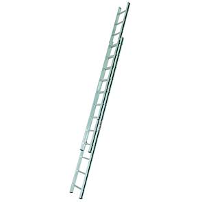 Hymer Schiebeleiter 70046, zweiteilig, max. 2x24 Sprossen, max. Arbeitshöhe: 786 cm