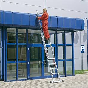 euroline Alu-Mehrzweckleiter Nr. 306, 2-teilig, max. Arbeitshöhe: 865 cm