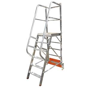 Krause STABILO PodestLeiter VARIO kompakt, max. Arbeitshöhe: 475 cm, einseitig