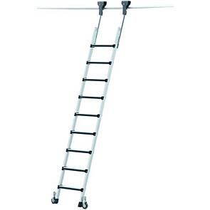 Zarges Regalleiter Comfortstep Trec LH, max. 10 Stufen, max. Arbeitshöhe: 410 cm