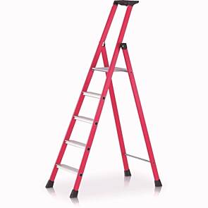 Zarges Kunststoff-Stufen-Stehleiter EFAmix S, max. Arbeitshöhe: 360 cm