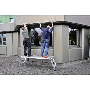 euroline Alu-Arbeitsplattform Nr. 839, klappbar, max. Arbeitshöhe 263 cm