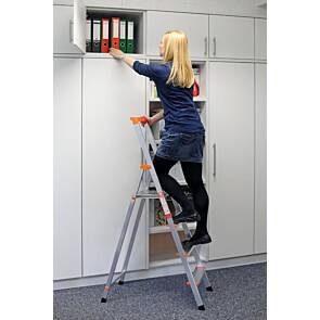 euroline Alu-Haushaltsleiter Nr. 618, max. Arbeitshöhe: 355 cm