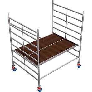Krause STABILO Fahrgerüst Serie 50, bis max. Arbeitshöhe: 1440 cm Feldlänge: 200 cm