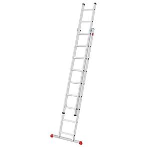 Hailo Aluminium-Schiebeleiter S80 ProfiStep duo, max. Arbeitshöhe: 947 cm