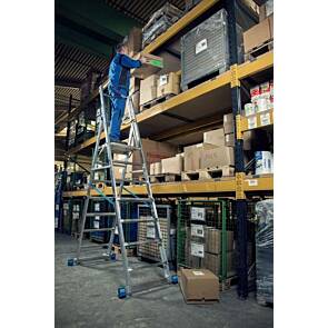 KRAUSE Teleskop-Plattformleiter, max. 1x8-10 Spro
