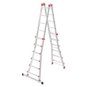 Hailo Aluminium-Multifunktionsleiter M80, max. Arbeitshöhe: 675 cm