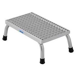 Krause STABILO MontageTritt mit Gitterroststufen, max. 1x5 Stufen, max. Arbeitshöhe: 300 cm