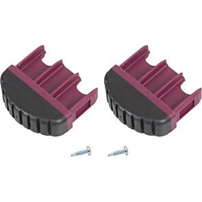 Krause CORDA Fußkappen, violett (Paar) 61,5 x 20 mm