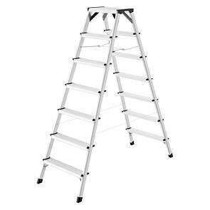 Hailo Doppelstufen-Leiter D60 StandardLine, max. Arbeitshöhe: 309 cm