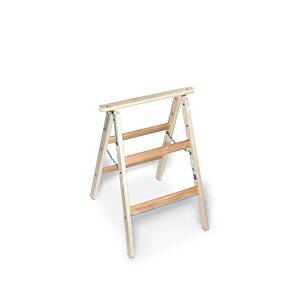 euroline Holz-Tapezierbock Nr. 1150102, 2x2 Sprossen, max. Arbeitshöhe 205 cm