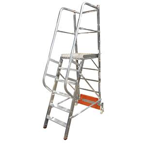 Krause STABILO PodestLeiter VARIO kompakt, max. Arbeitshöhe: 475 cm, einseitig