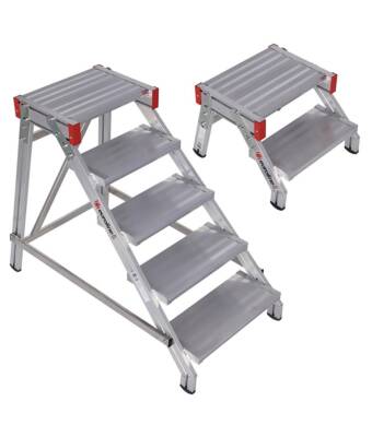 euroline Alu-Arbeitstritt Nr. 336, max. Arbeitshöhe: 250 cm