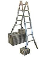 Krause STABILO Gelenk-Teleskopleiter, bis  max. Arbeitshöhe: 605 cm