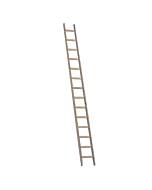 Layher Bau-Holzanlegeleiter 1036, max. 21 Sprossen, max. Arbeitshöhe: 690 cm