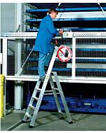 Zarges Stufen-Stehleiter Seventec S, max. Arbeitshöhe: 420 cm