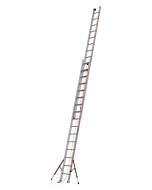Hymer Seilzugleiter 6051, zweiteilig, max 2x22 Sprossen, max. Arbeitshöhe: 1203 cm