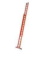 Zarges Vollkunststoff-Seilzugleiter Skyline EFA 2E, 2-teilig, max 2x16 Sprossen, max. Arbeitshöhe: 870 cm