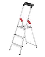 Hailo L60 StandardLine Alu-Sicherheits-Stehleiter, max. Arbeitshöhe: 372 cm